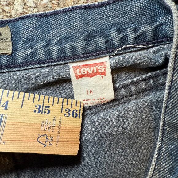 Vintage Levi's Jean Women Size 16 Blue 900 Series High Waist Mom Tapered - Picture 4 of 9